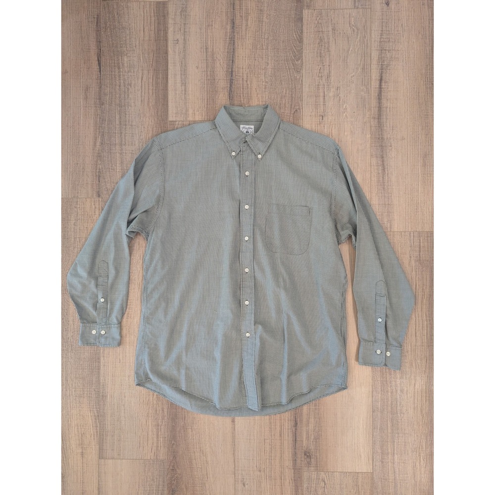 Vintage 90s Brooks Brothers Sport Shirt Mens M Gingham Check Button Down Cotton
